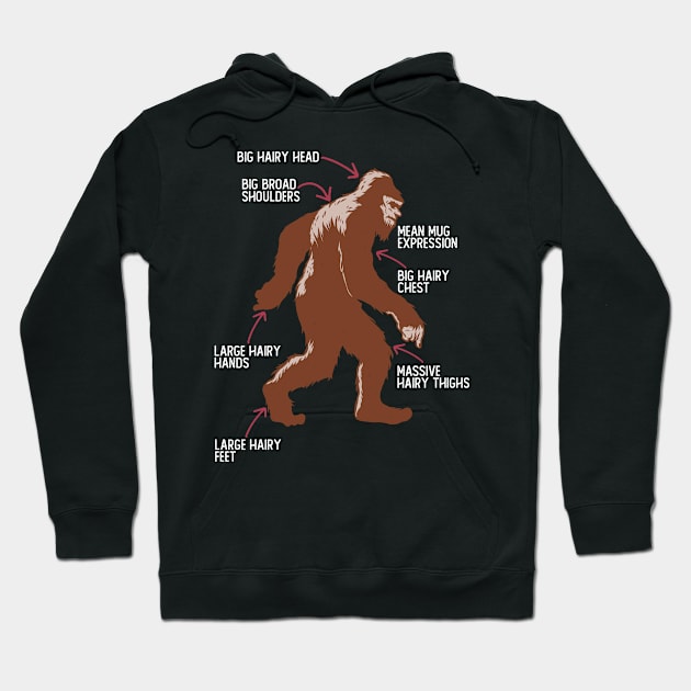 Bigfoot Sasquatch Believer Bigfoot Believer Bigfoot Hunter Hoodie by Anassein.os